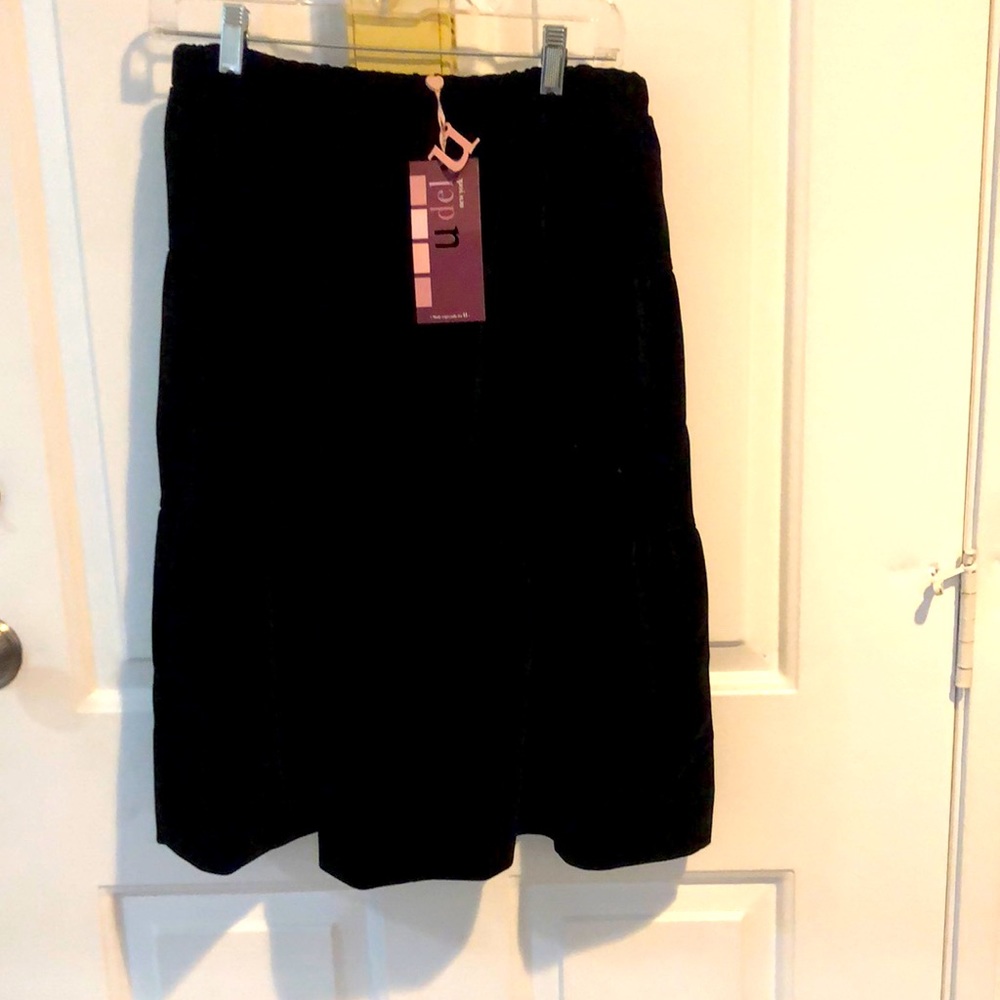 Brand new velvet tiered skirt NWT